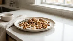 Pähkinät välipalaksi: miten saat niistä parhaan hyödyn ja vältät ongelmat
