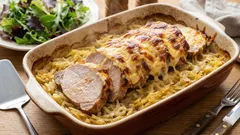 Mehevää lihaa ja pehmeää perunaa juustokuoressa: illallinen, josta kaikki pitävät